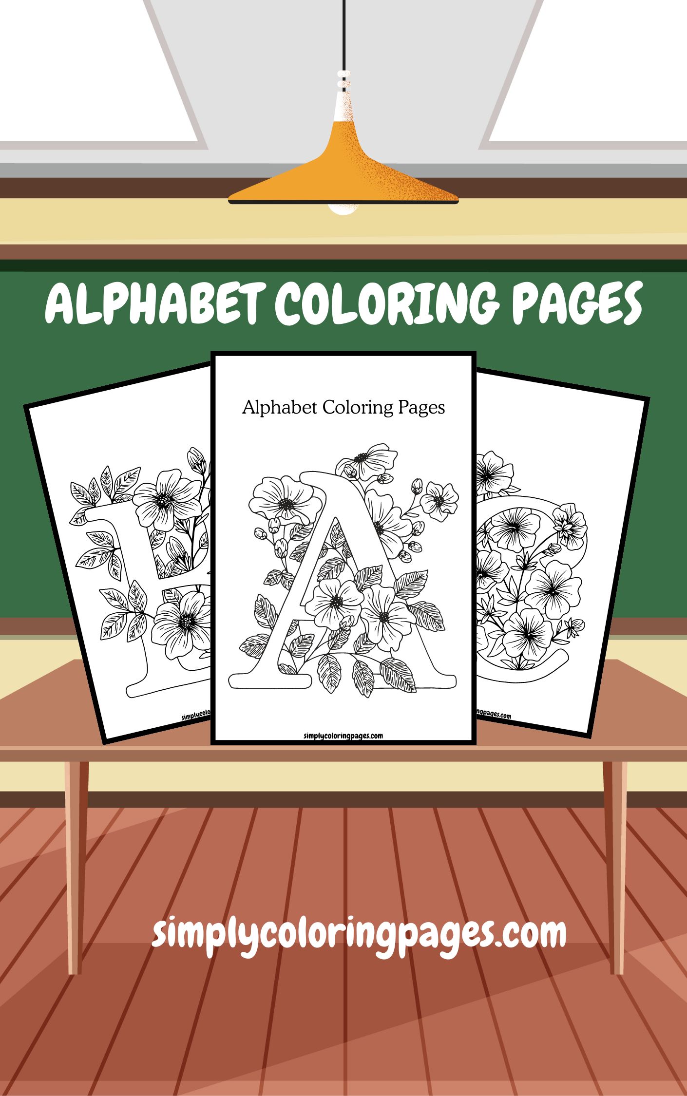 26 Alphabet Coloring Pages for Kids