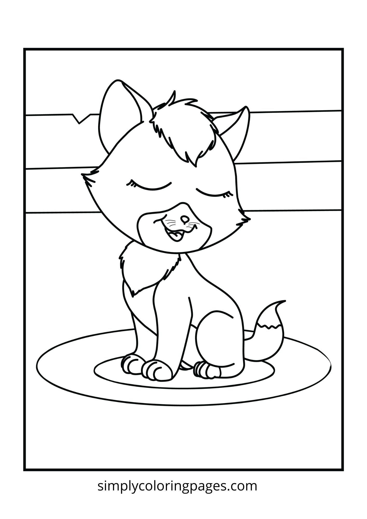 Cat Coloring Pages For Kids 11