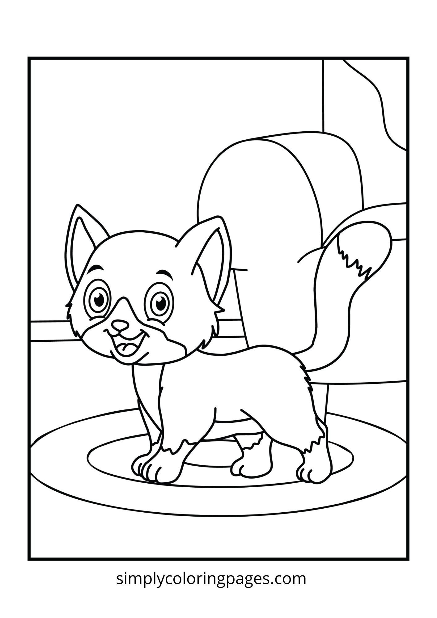 10+ Cat Coloring Pages for Kids