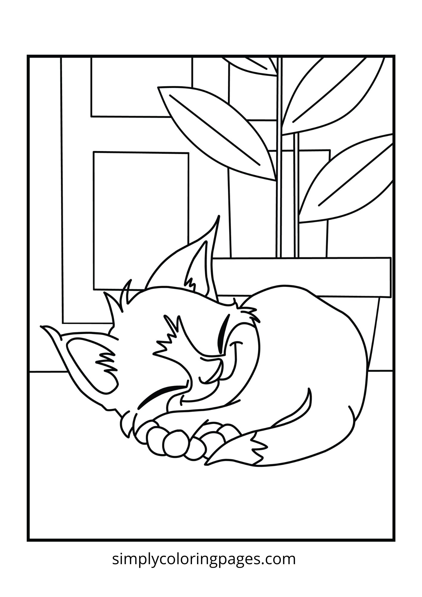 10+ Cat Coloring Pages for Kids