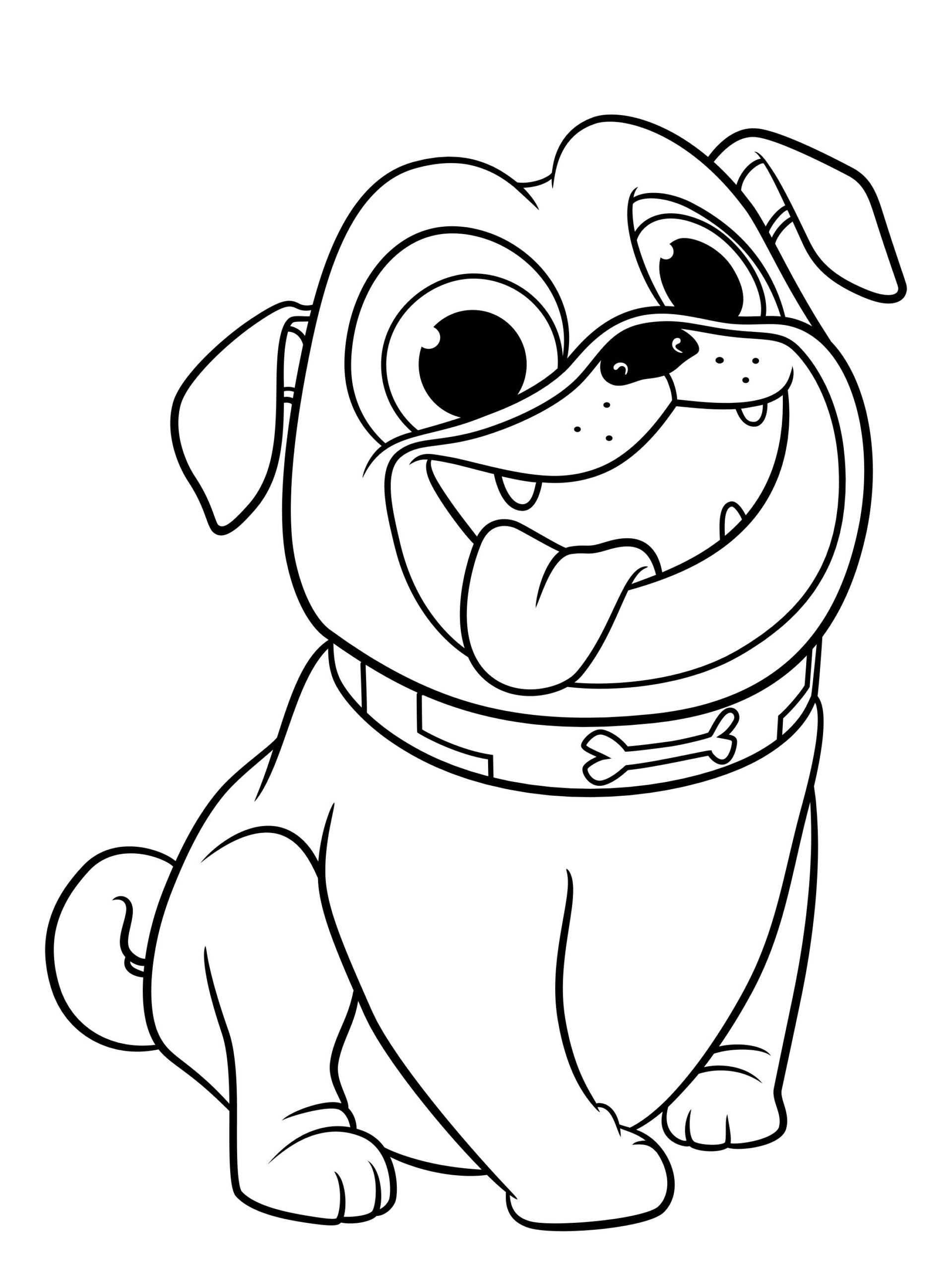 Dog Coloring Pages for Kids 1