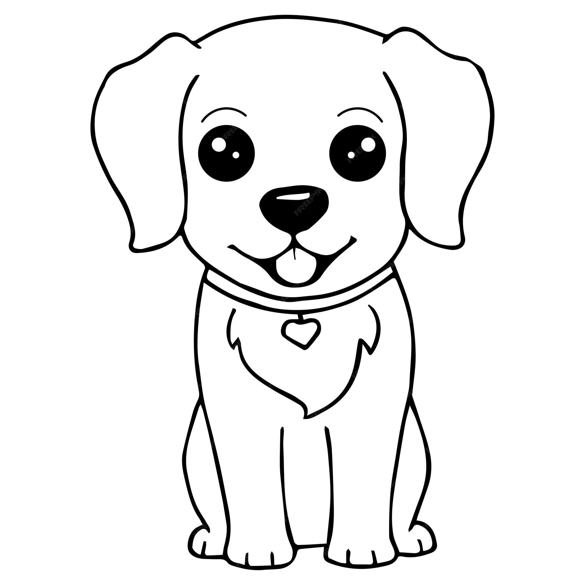 Dog Coloring Pages for Kids 15