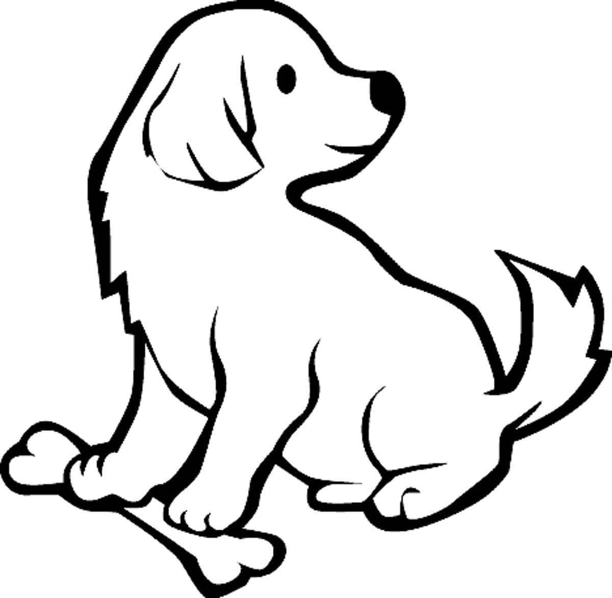 Dog Coloring Pages for Kids 2