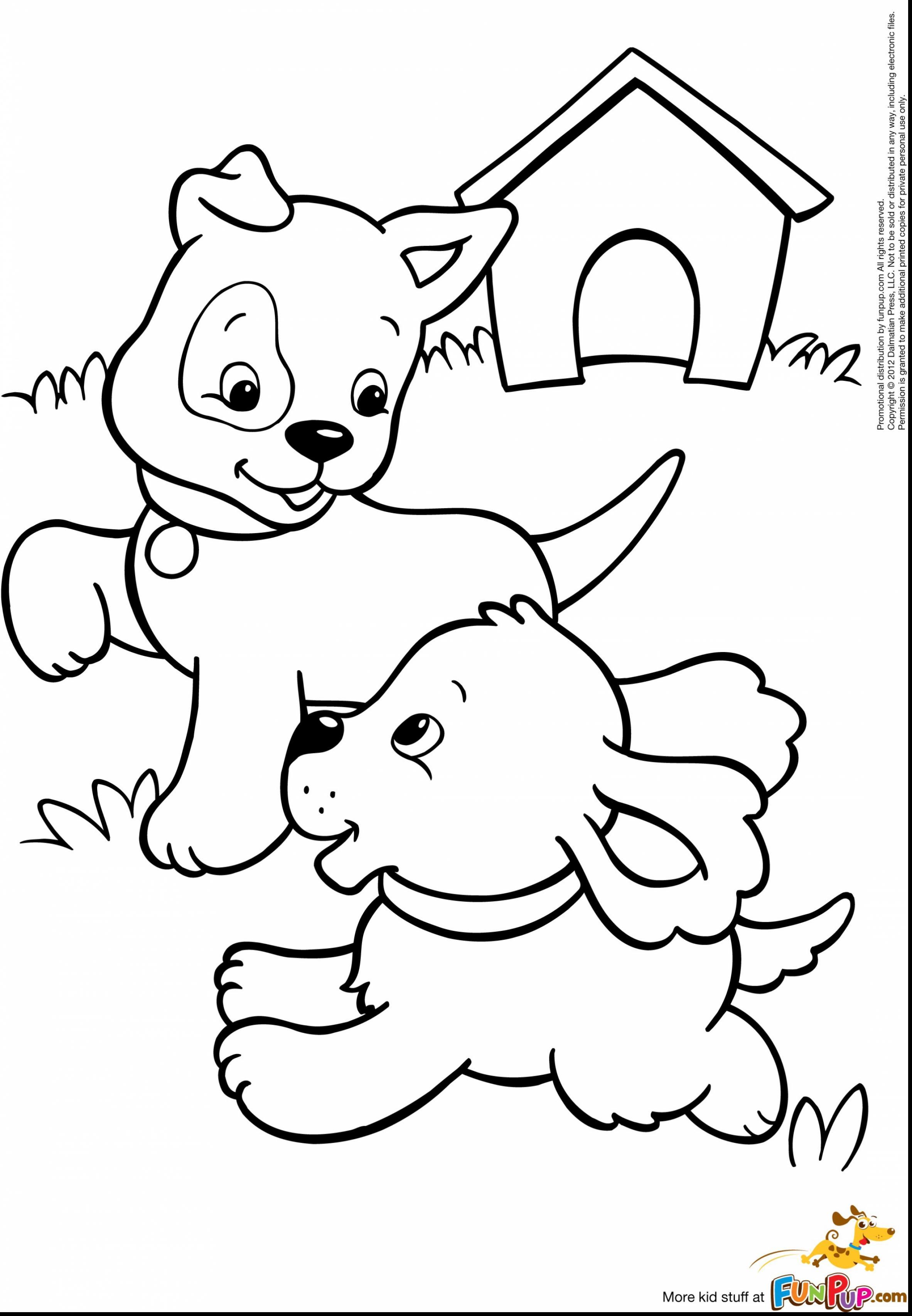 Dog Coloring Pages for Kids 23