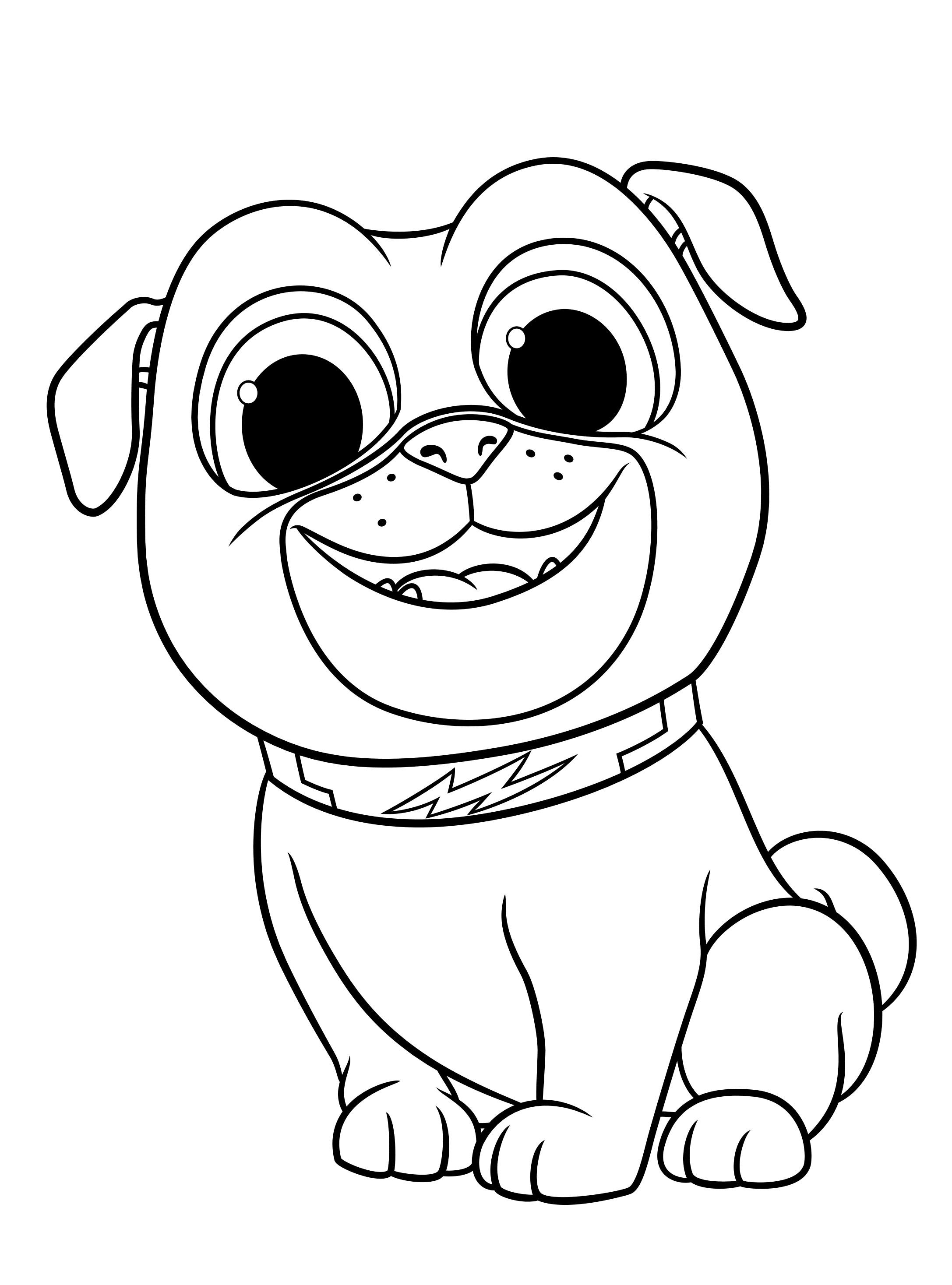 Dog Coloring Pages for Kids 24