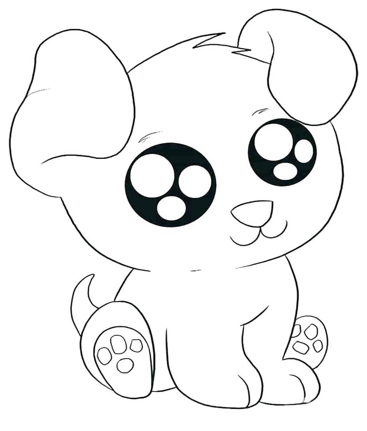 Dog Coloring Pages for Kids 25