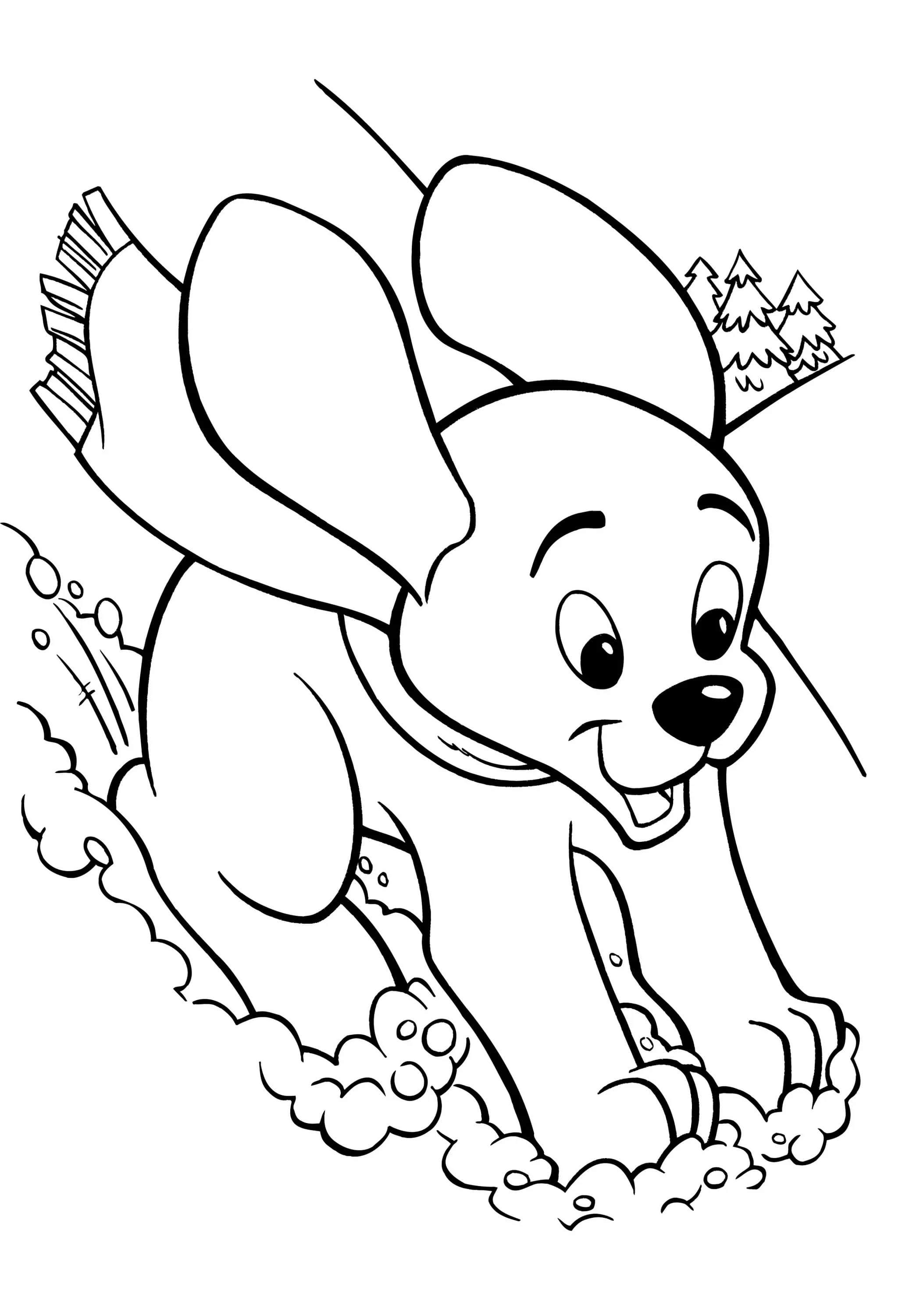 Dog Coloring Pages for Kids 3