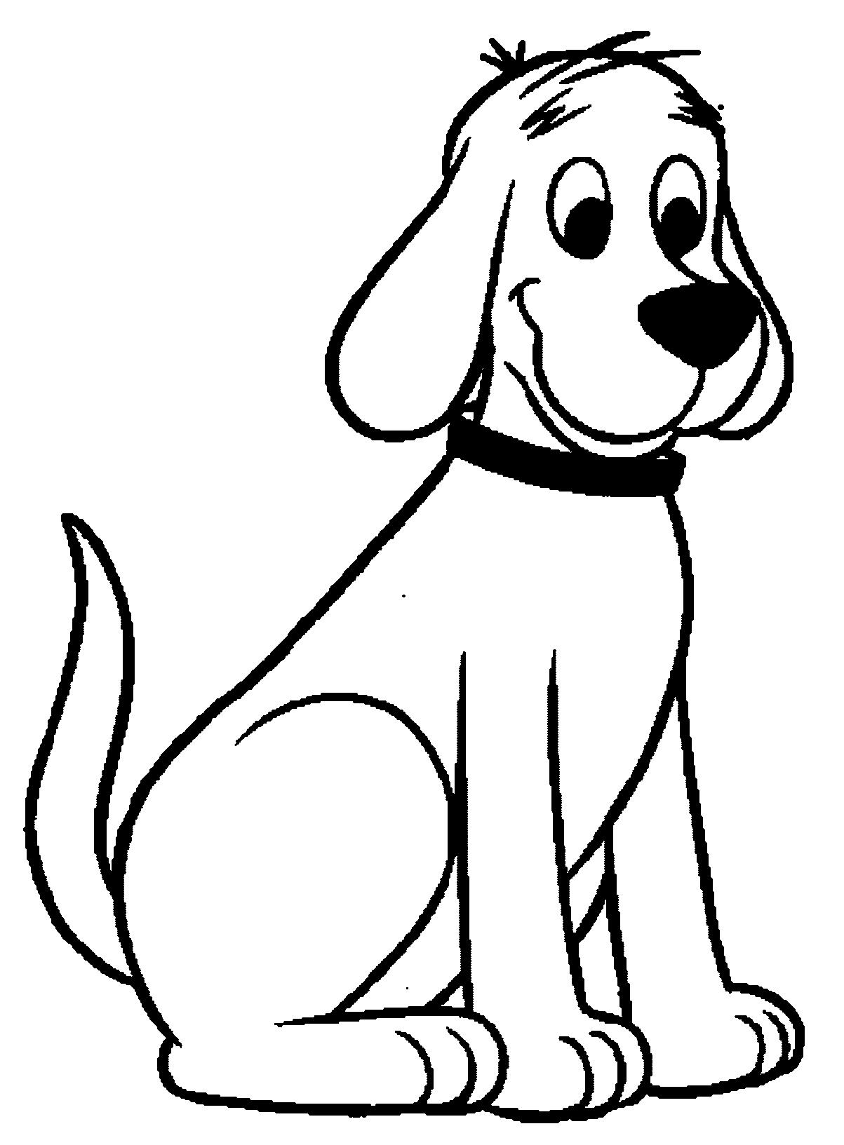 Dog Coloring Pages for Kids 37