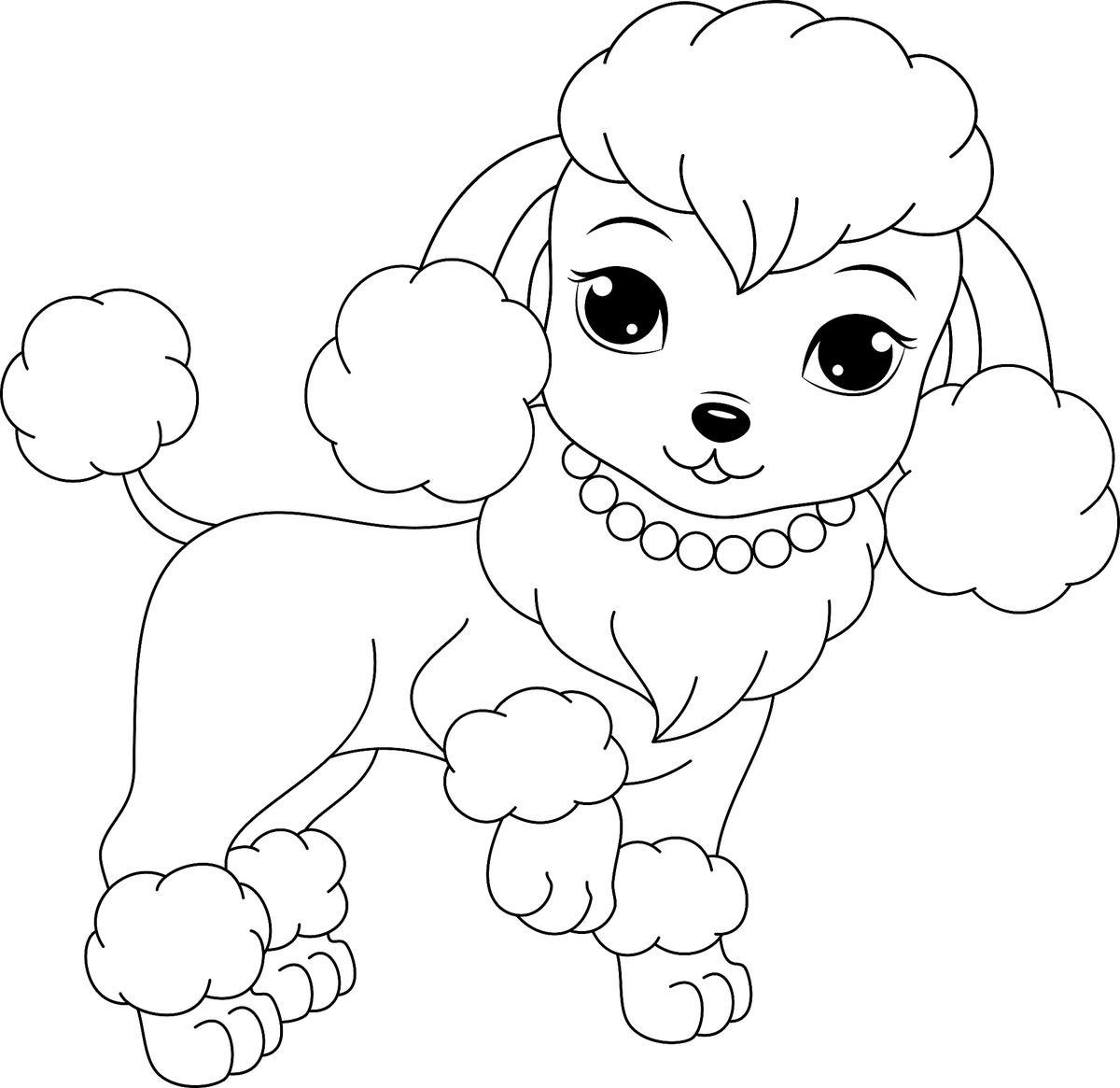 Dog Coloring Pages for Kids 40