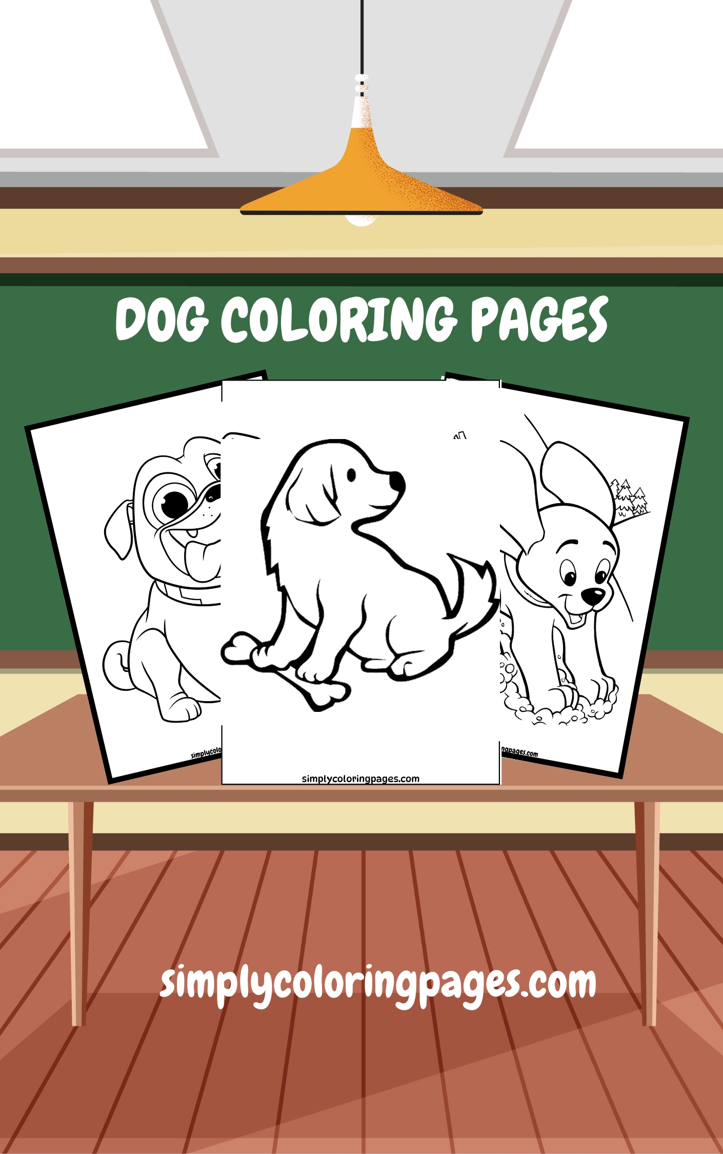 Dog Coloring pages for kids