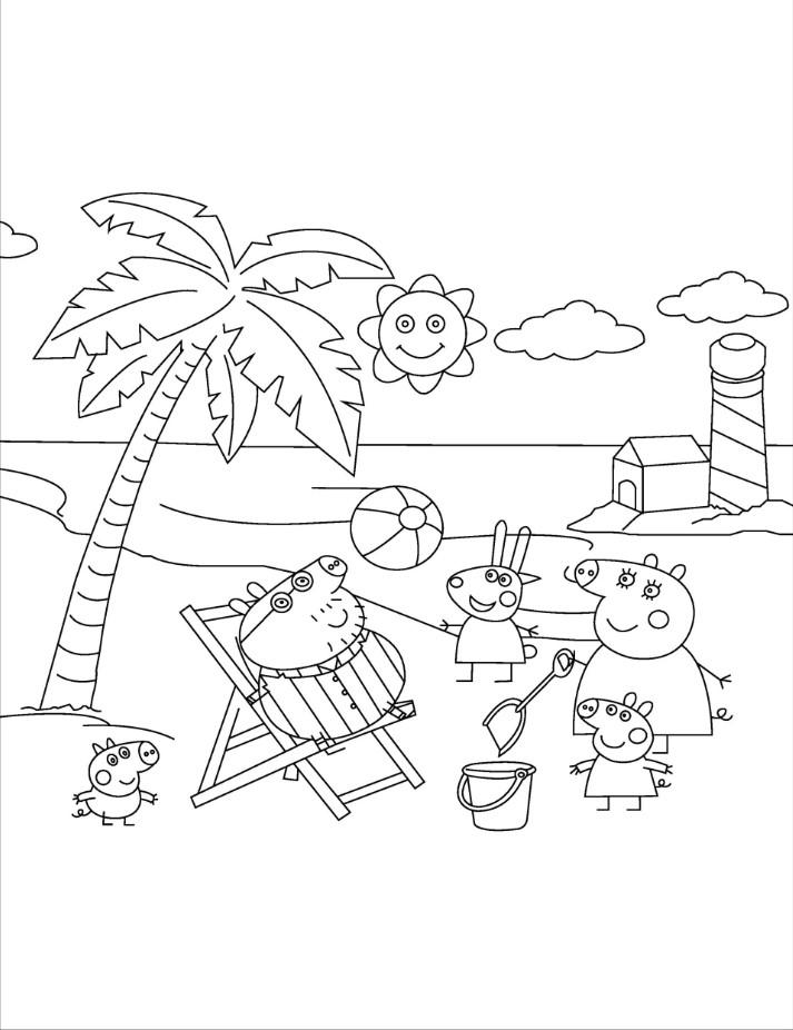 17 Peppa Pig Coloring Pages for Kids