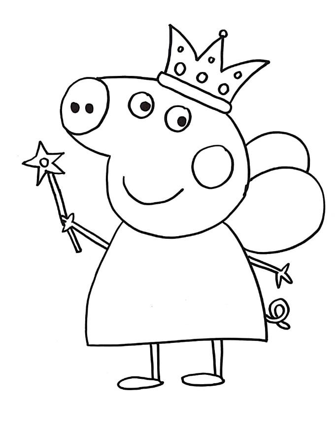 Peppa Pig Coloring Pages for Kids4