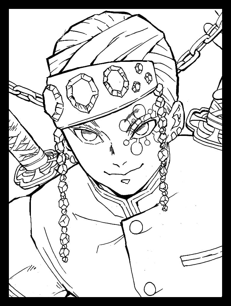 Demon Slayer Coloring Pages 16