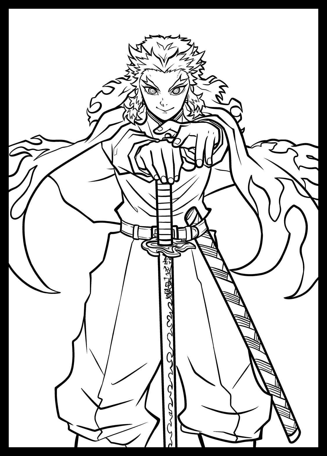 Demon Slayer Coloring Pages 26