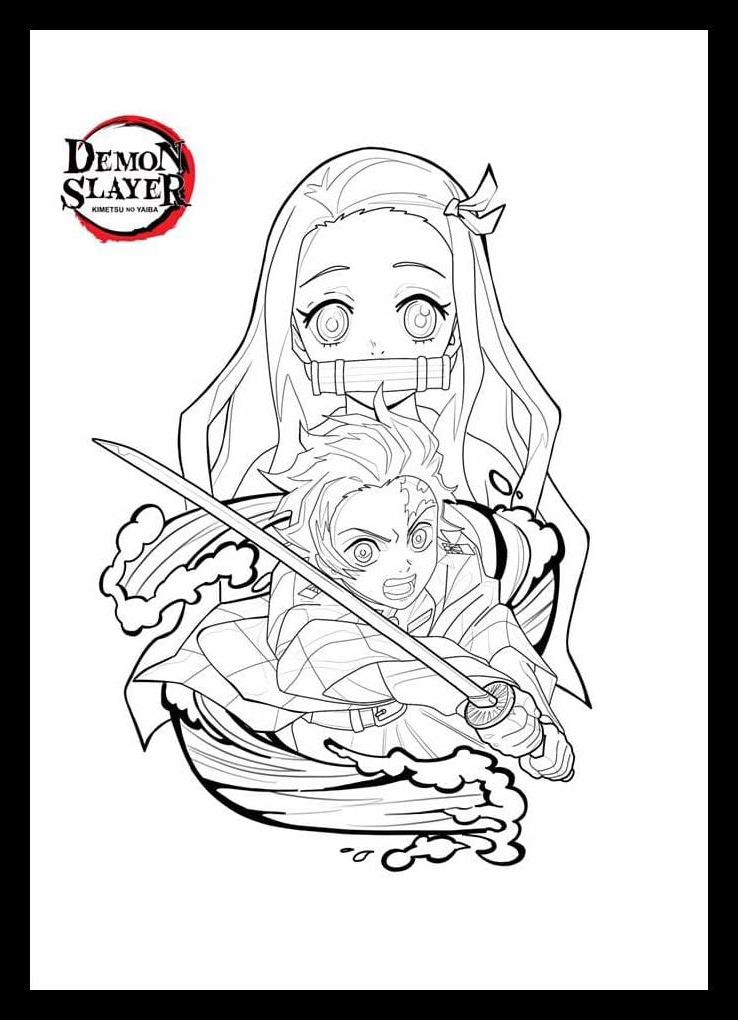 Demon Slayer Coloring Pages 29