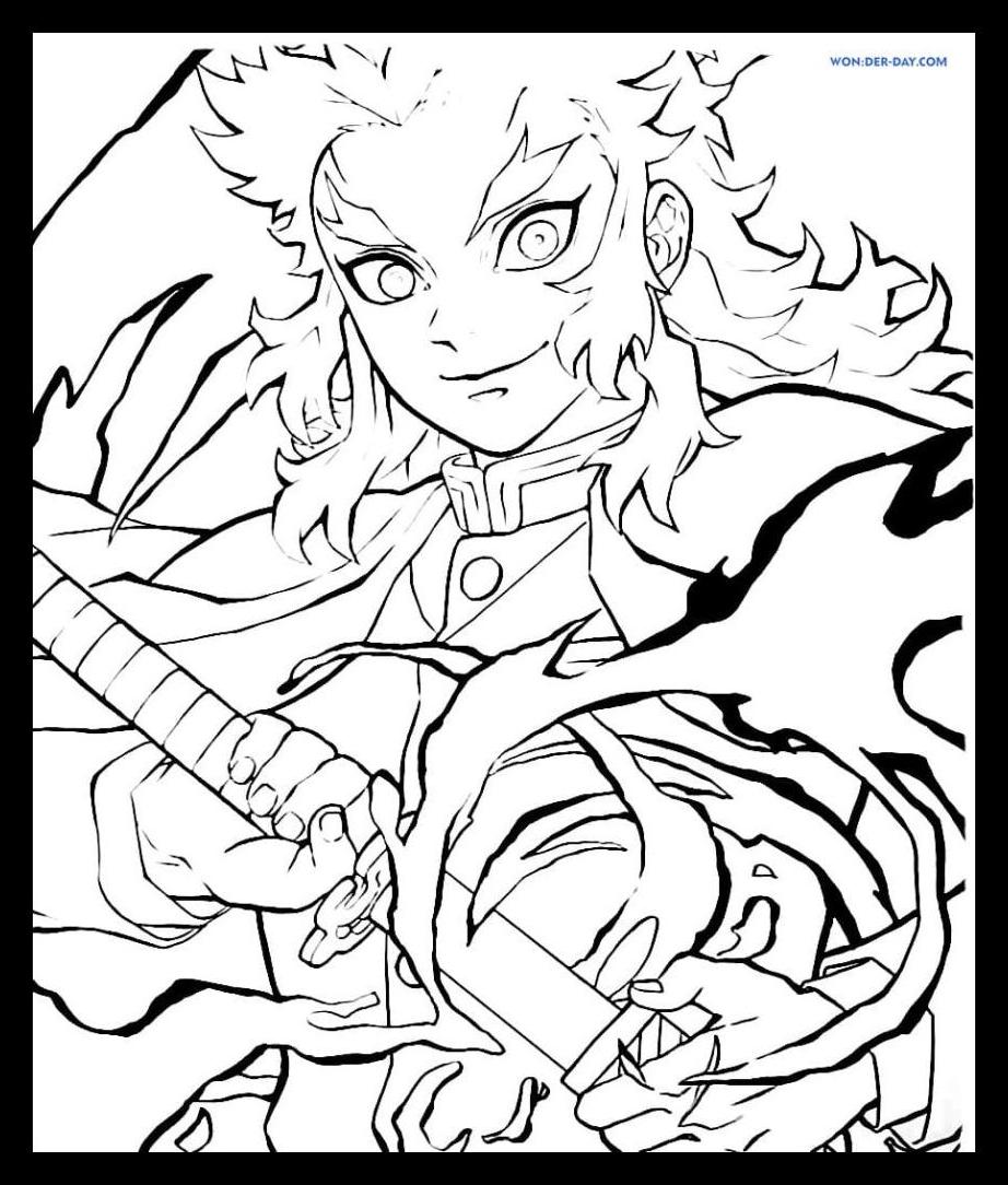 Demon Slayer Coloring Pages 34