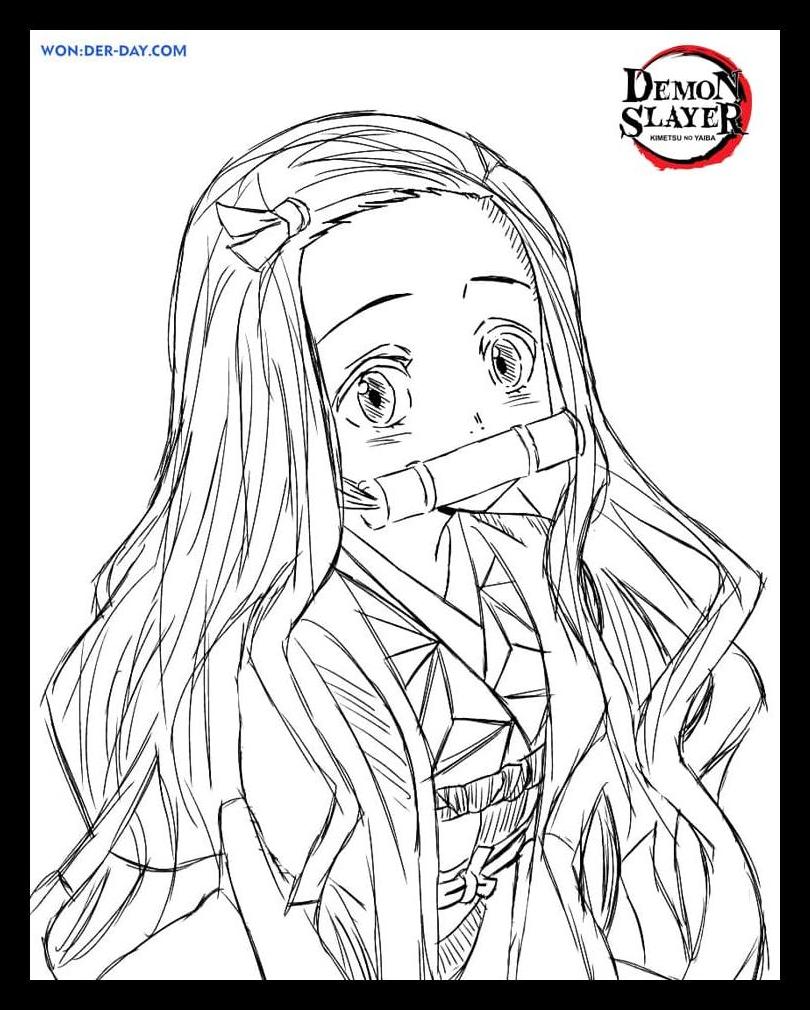 Demon Slayer Coloring Pages 35