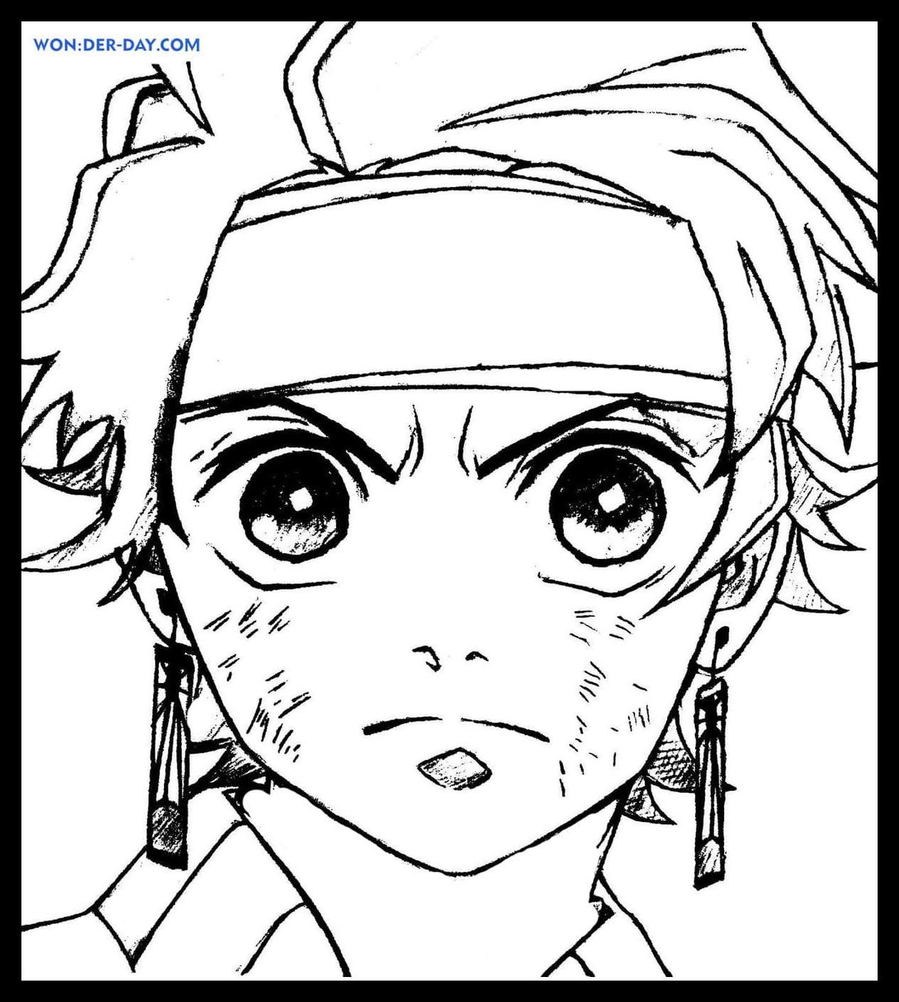 Demon Slayer Coloring Pages 37