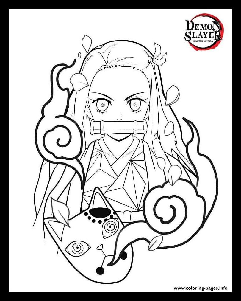 Demon Slayer Coloring Pages 4