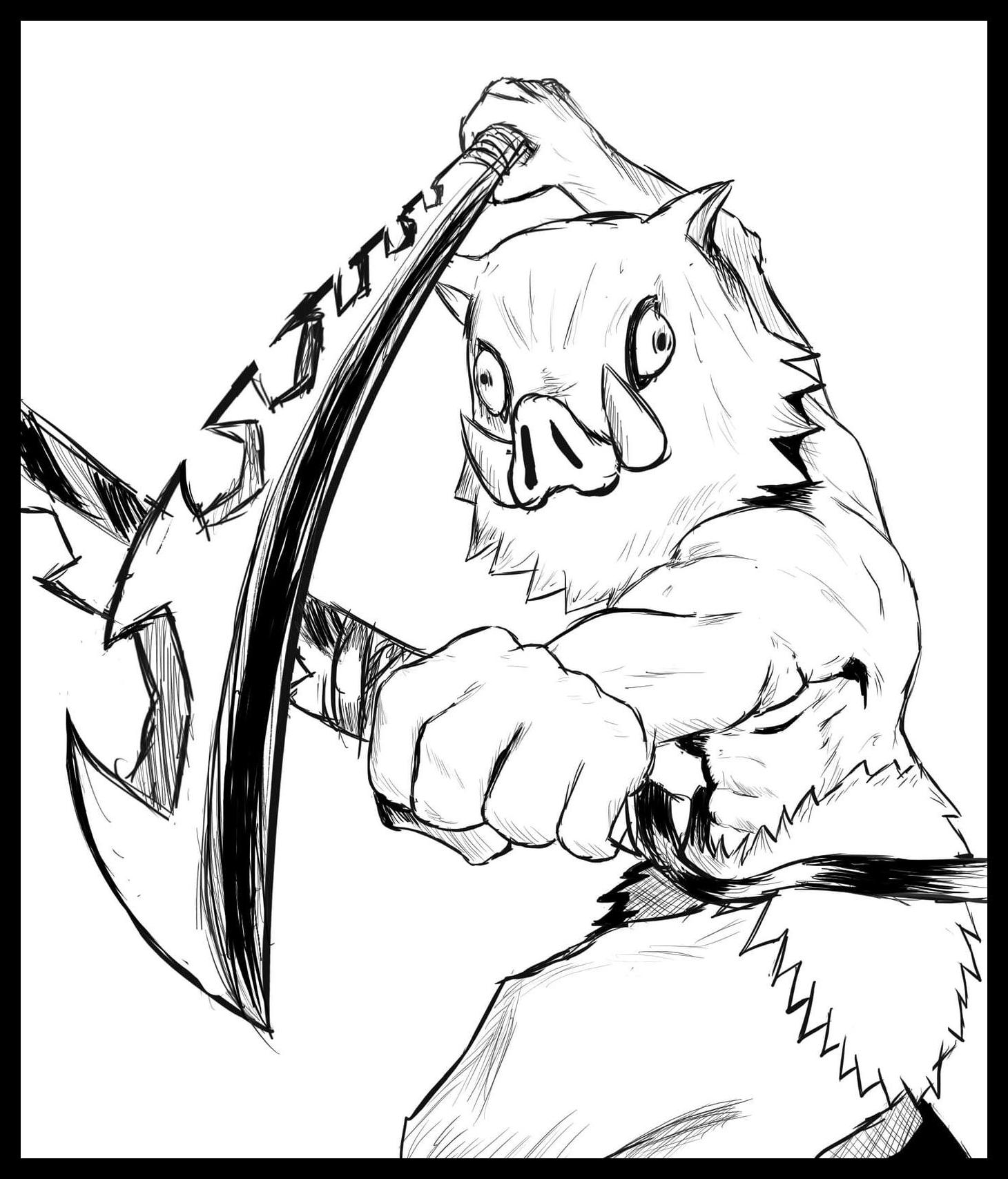 Demon Slayer Coloring Pages 41