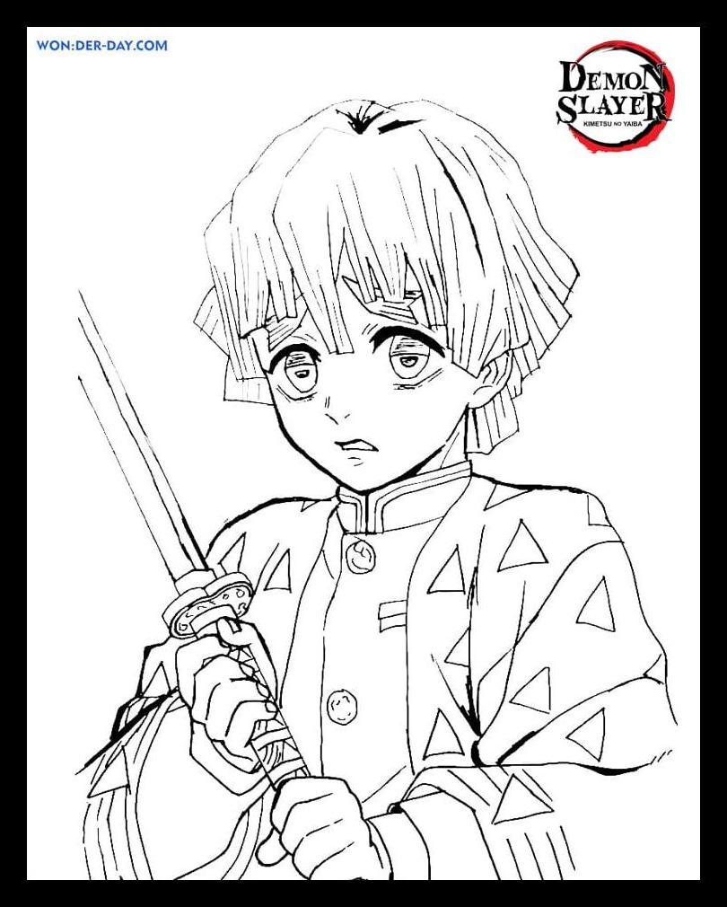 Demon Slayer Coloring Pages 46