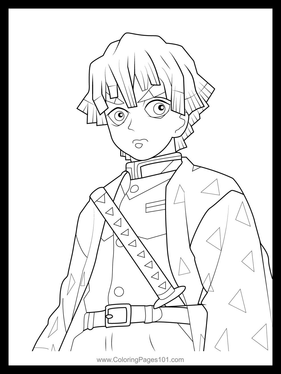 Demon Slayer Coloring Pages 47