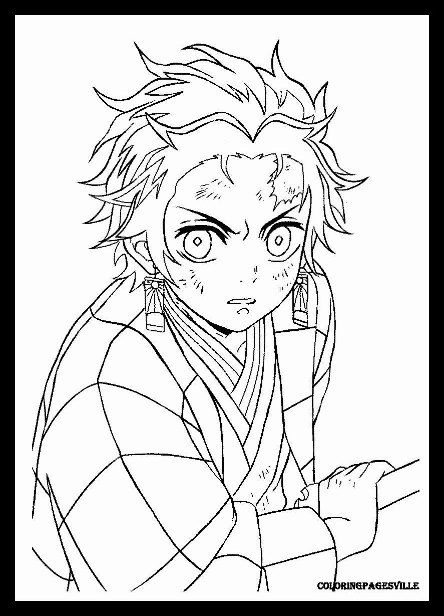 Demon Slayer Coloring Pages 7