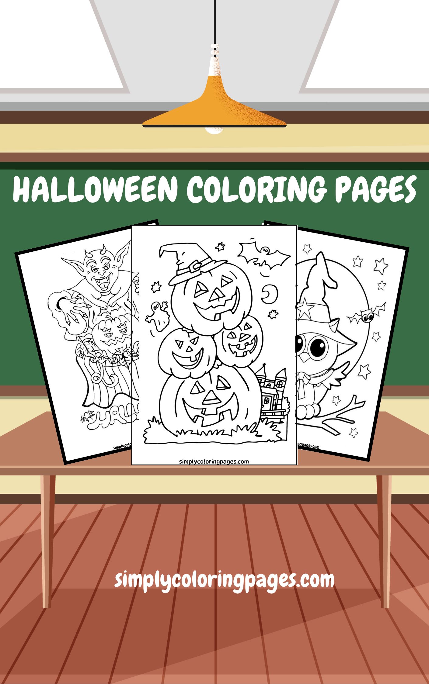 40+ Halloween Coloring Pages