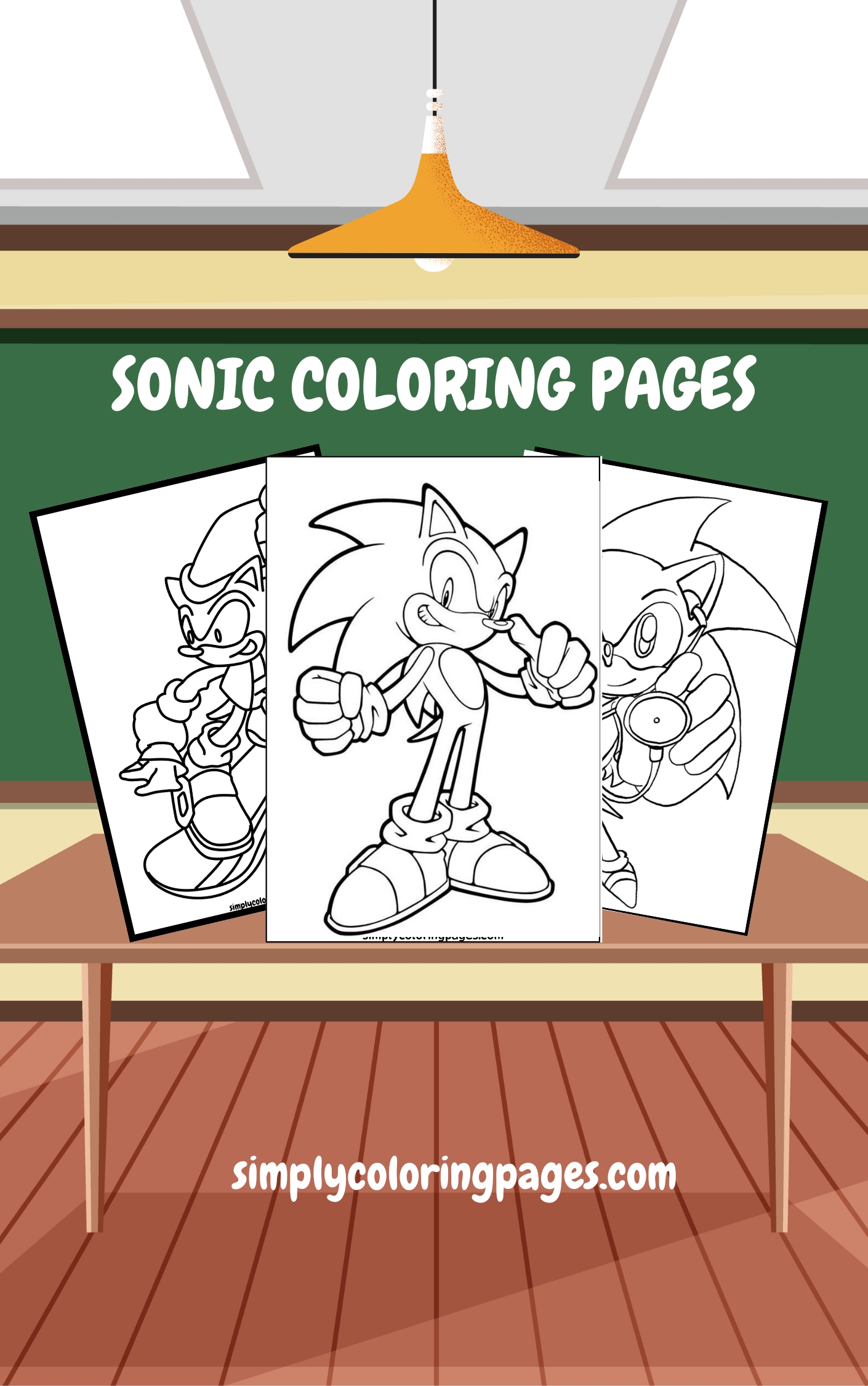 Sonic Coloring Pages