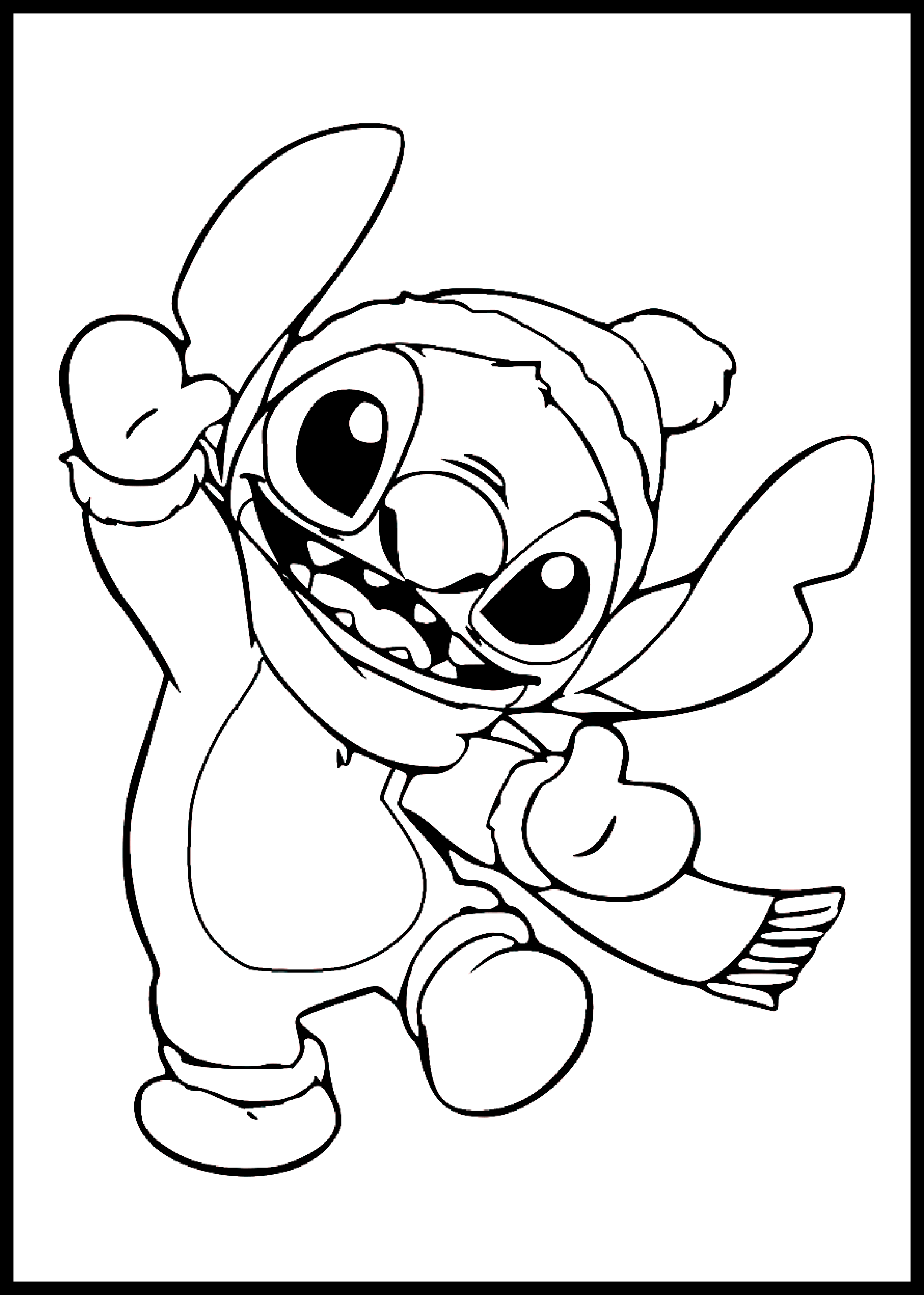 Stitch Coloring Pages Printable 10