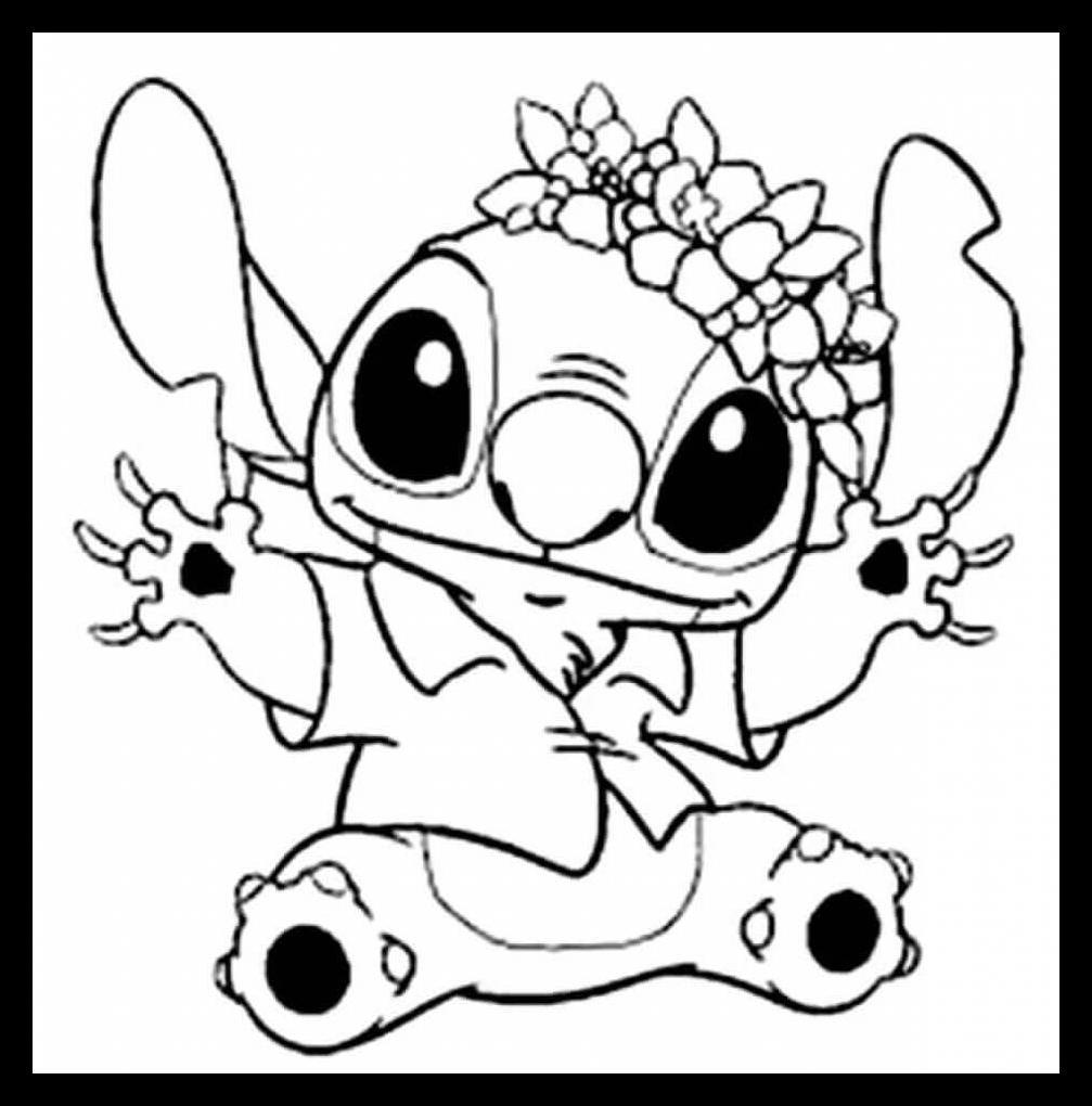 Stitch Coloring Pages Printable 11