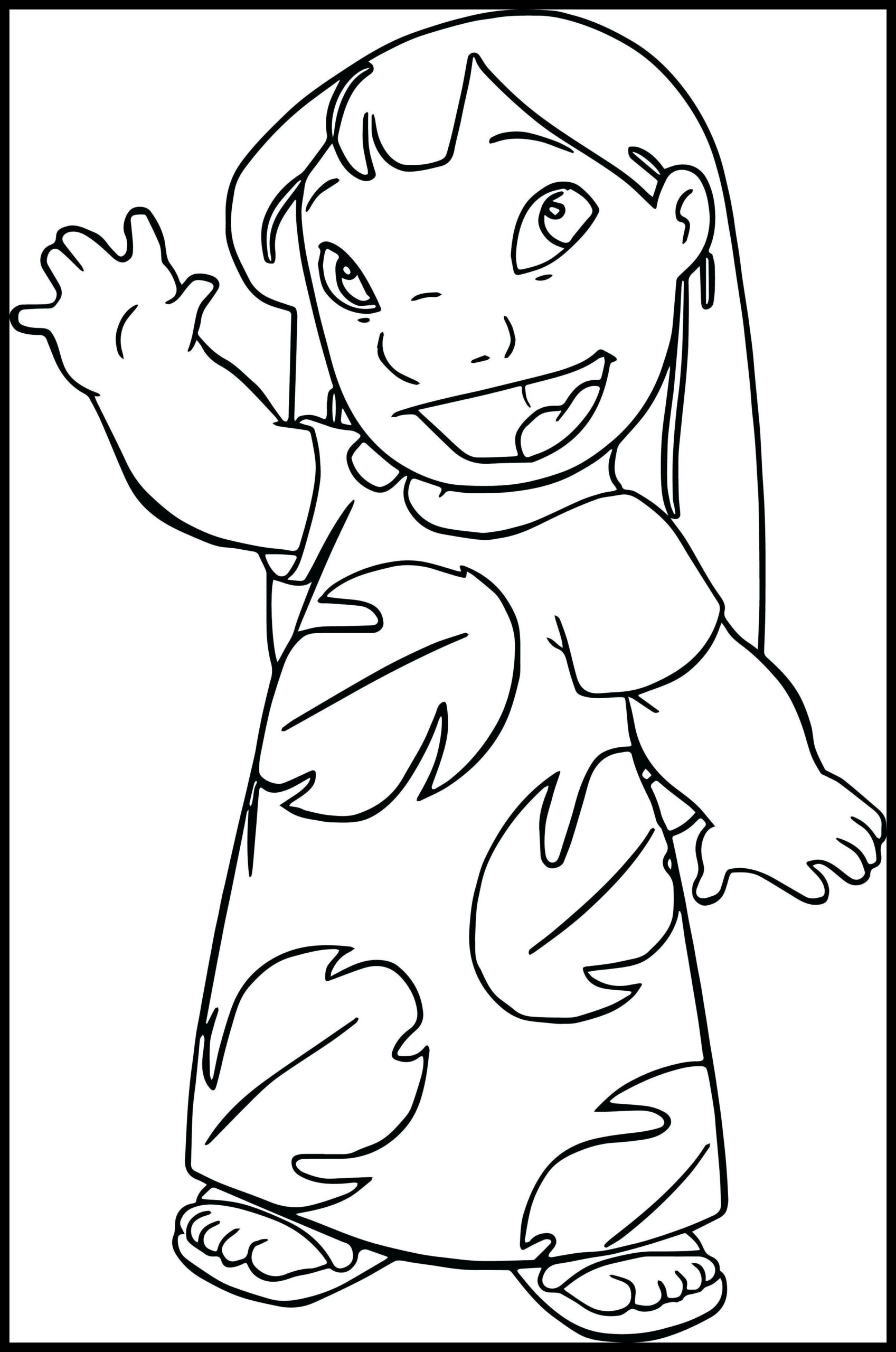 Stitch Coloring Pages Printable 12