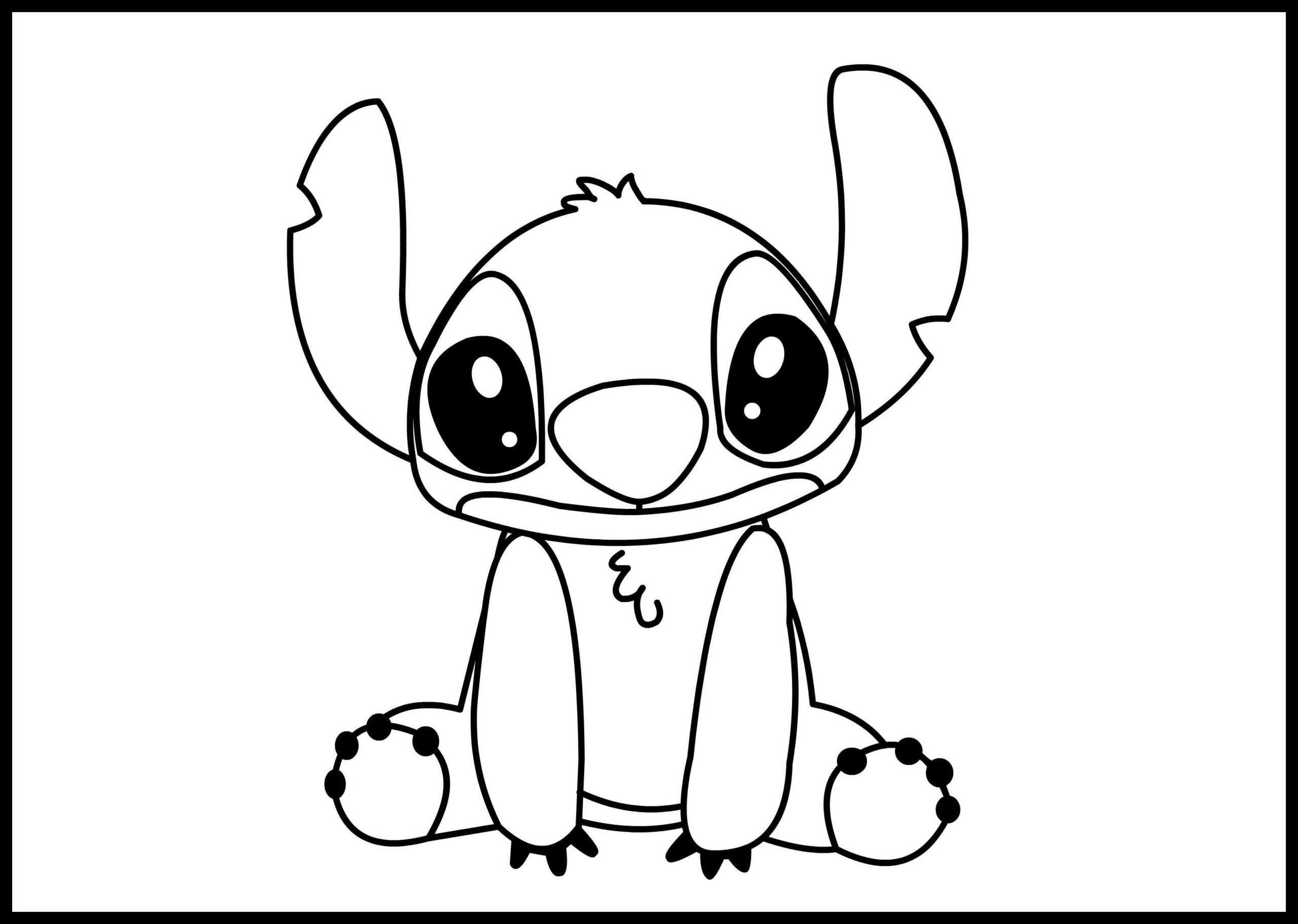 Stitch Coloring Pages Printable 15