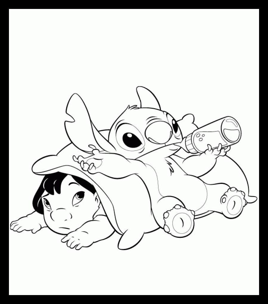 Stitch Coloring Pages Printable 18