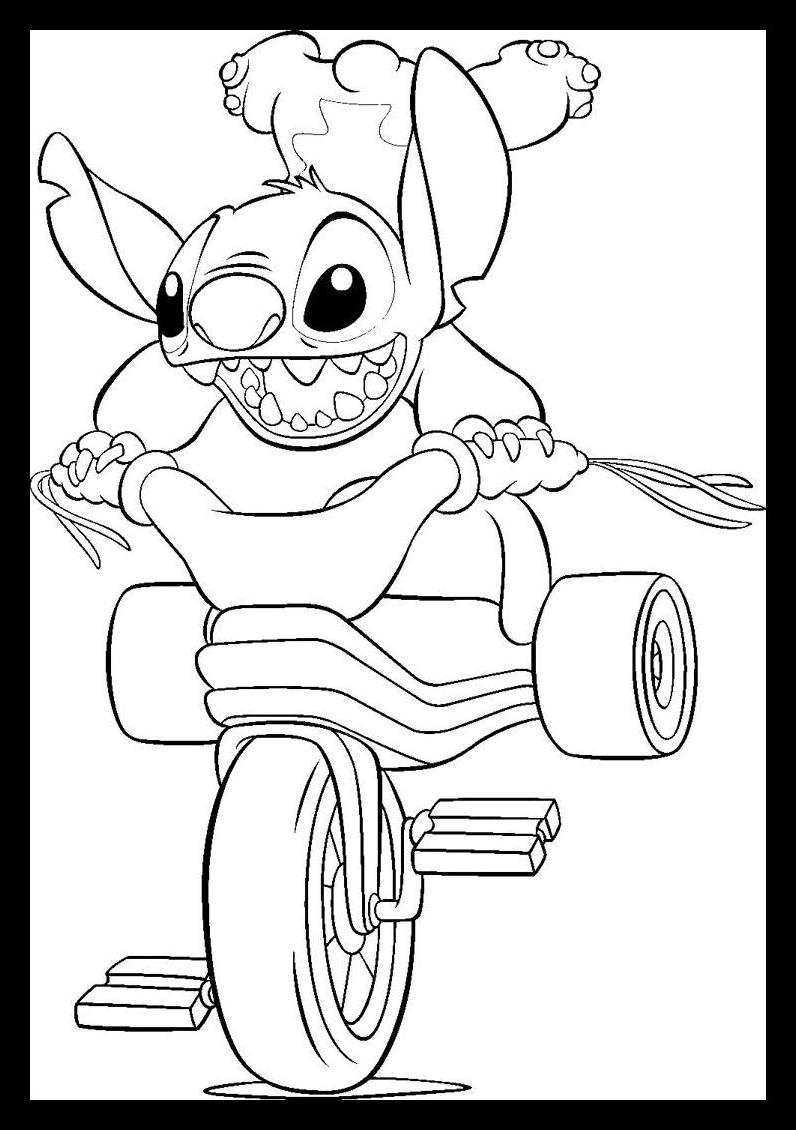 Stitch Coloring Pages Printable 21