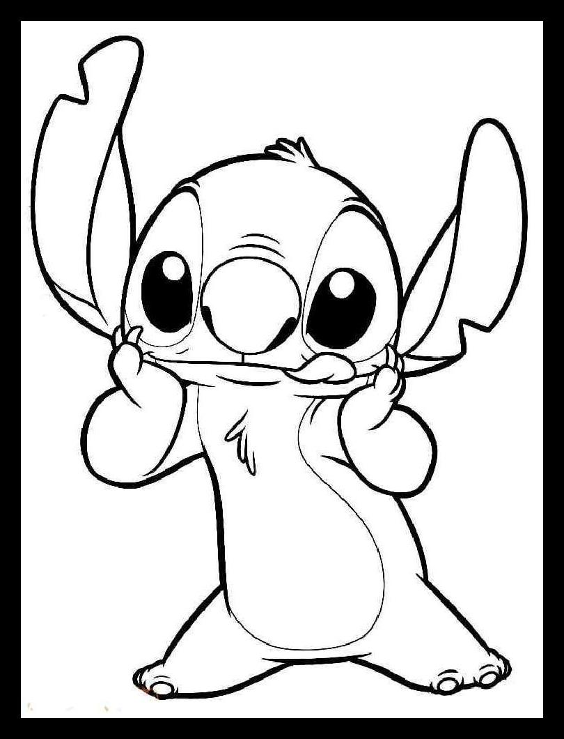 Stitch Coloring Pages Printable 23