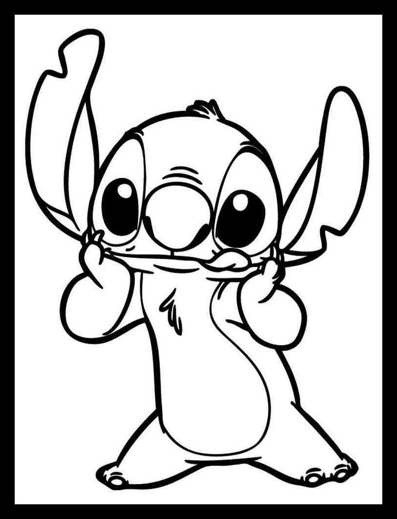 Stitch Coloring Pages Printable 25