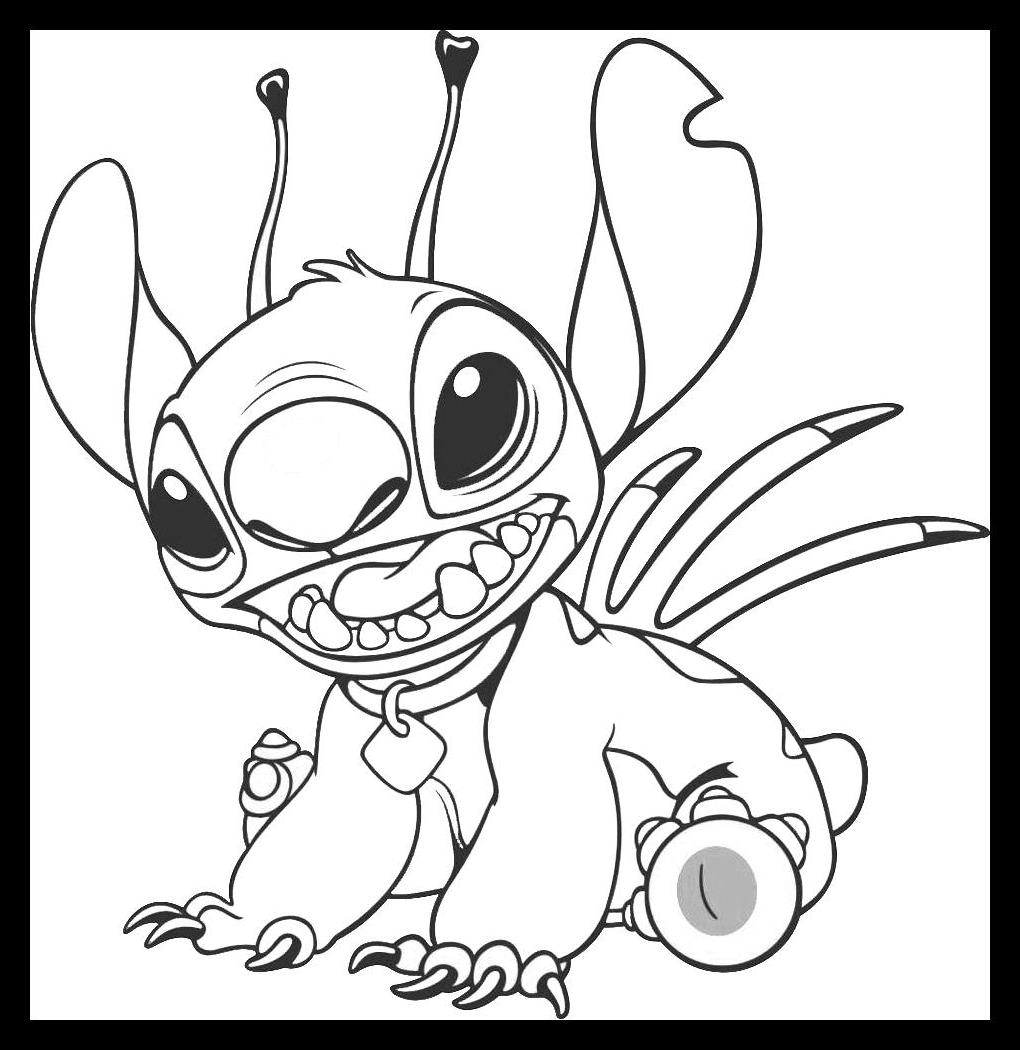 Stitch Coloring Pages Printable 26