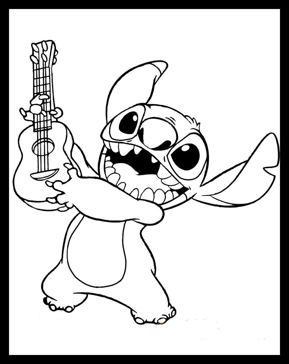 Stitch Coloring Pages Printable 28