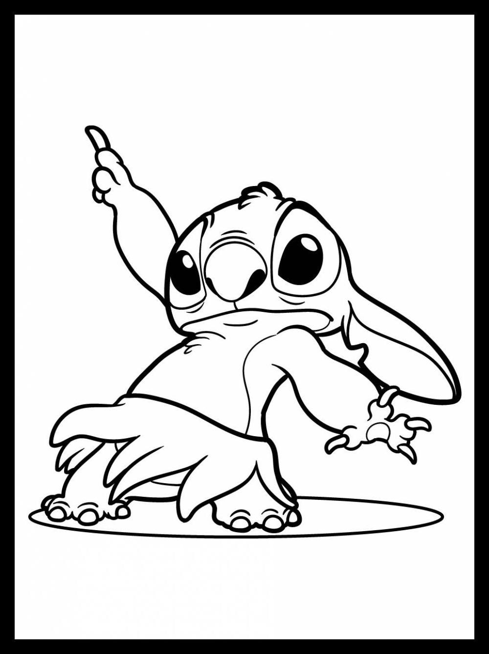 Stitch Coloring Pages Printable 29