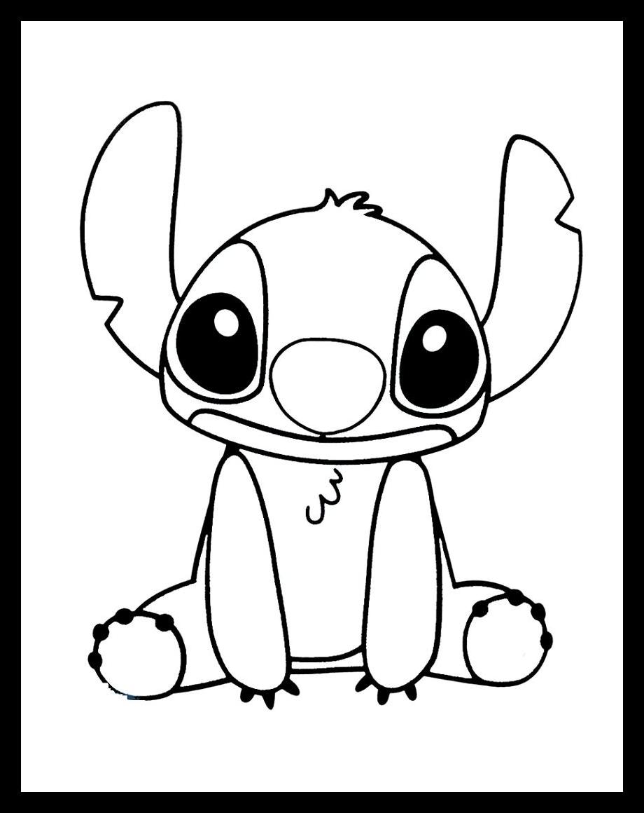 Stitch Coloring Pages Printable 30