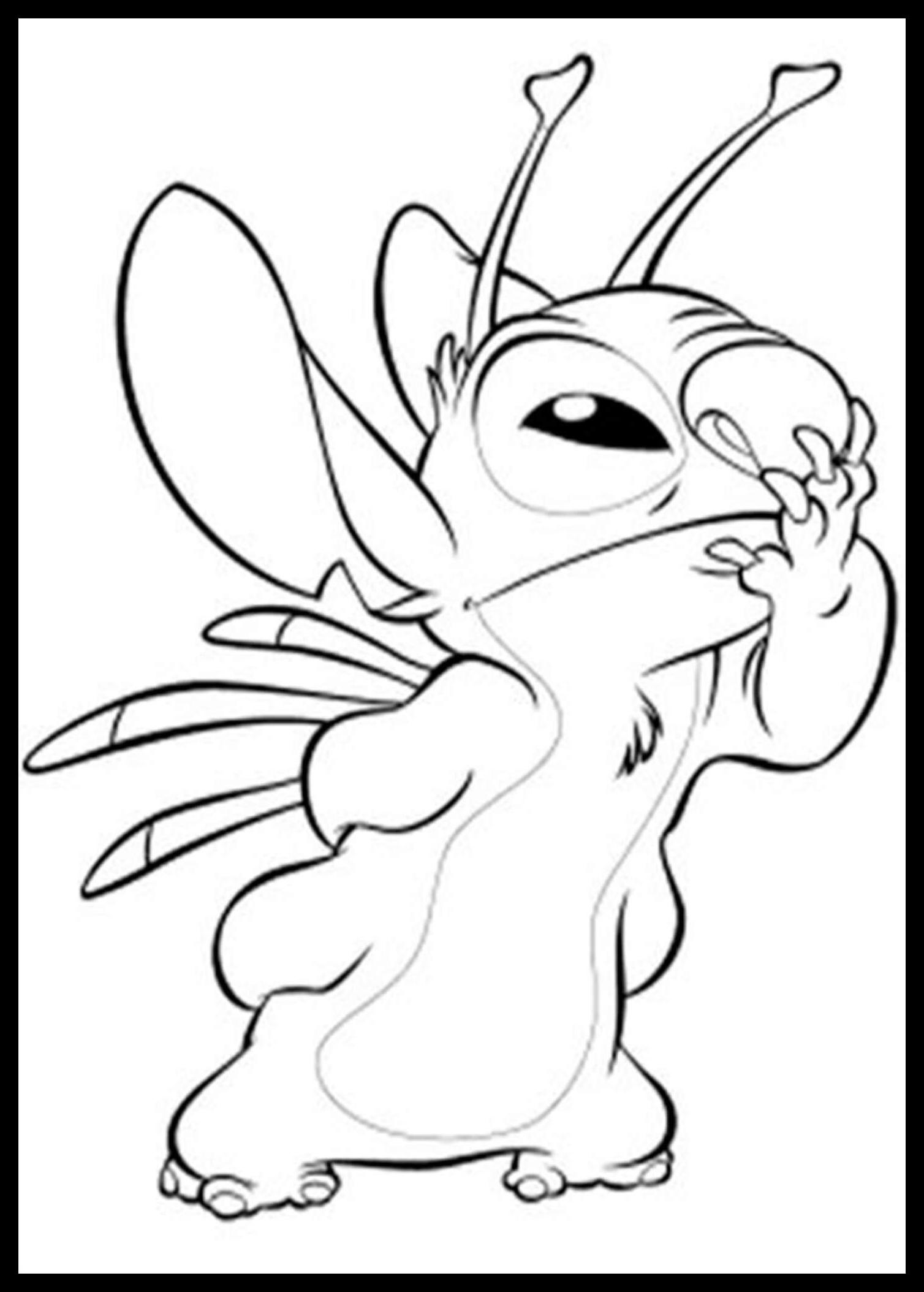 Stitch Coloring Pages Printable 33