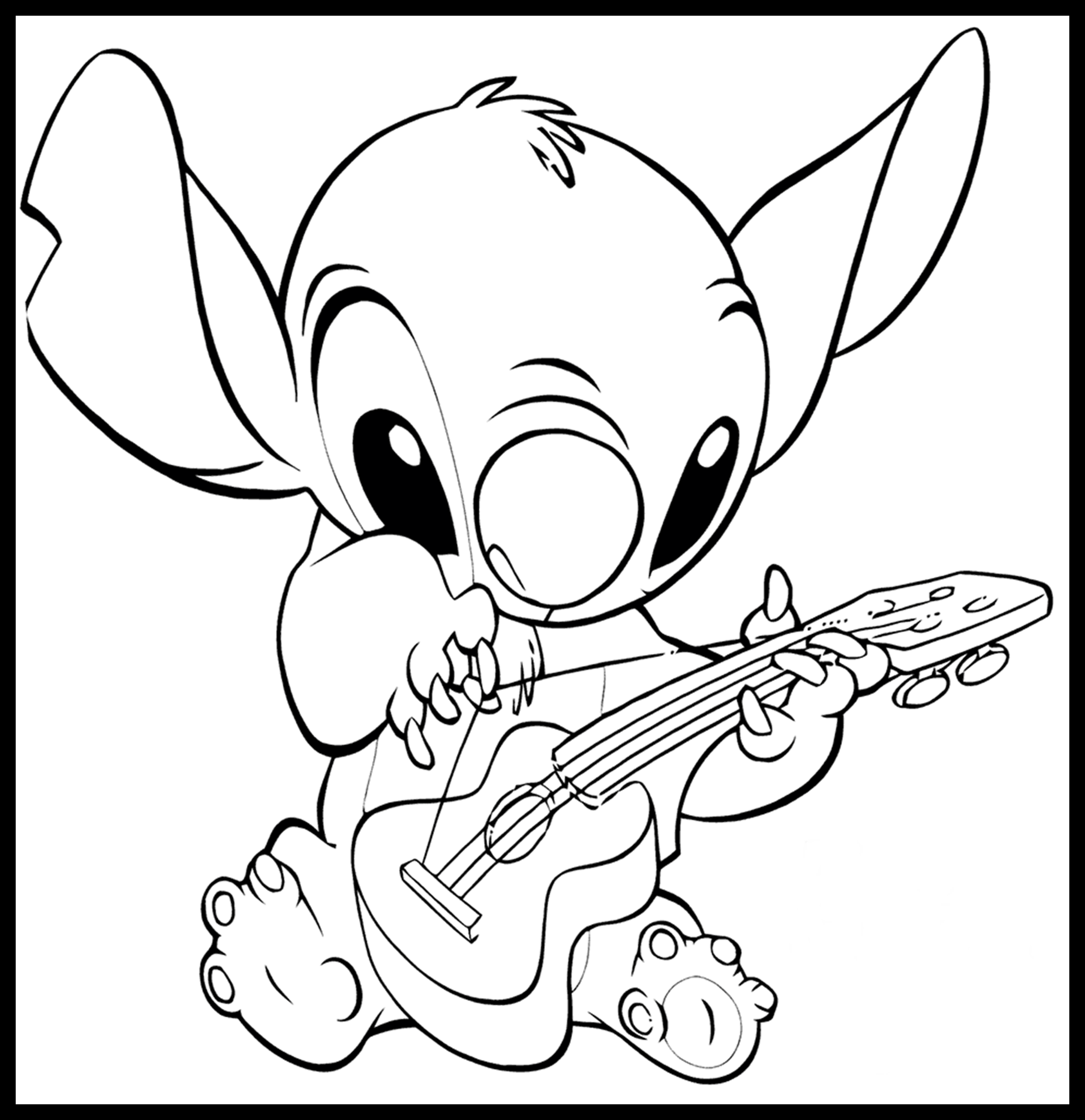 Stitch Coloring Pages Printable 35