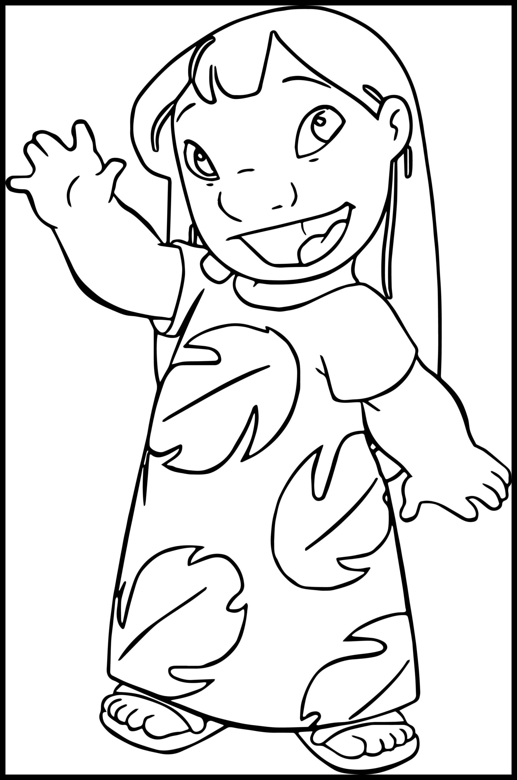 Stitch Coloring Pages Printable 5