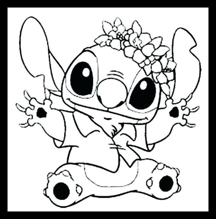 Stitch Coloring Pages Printable 7