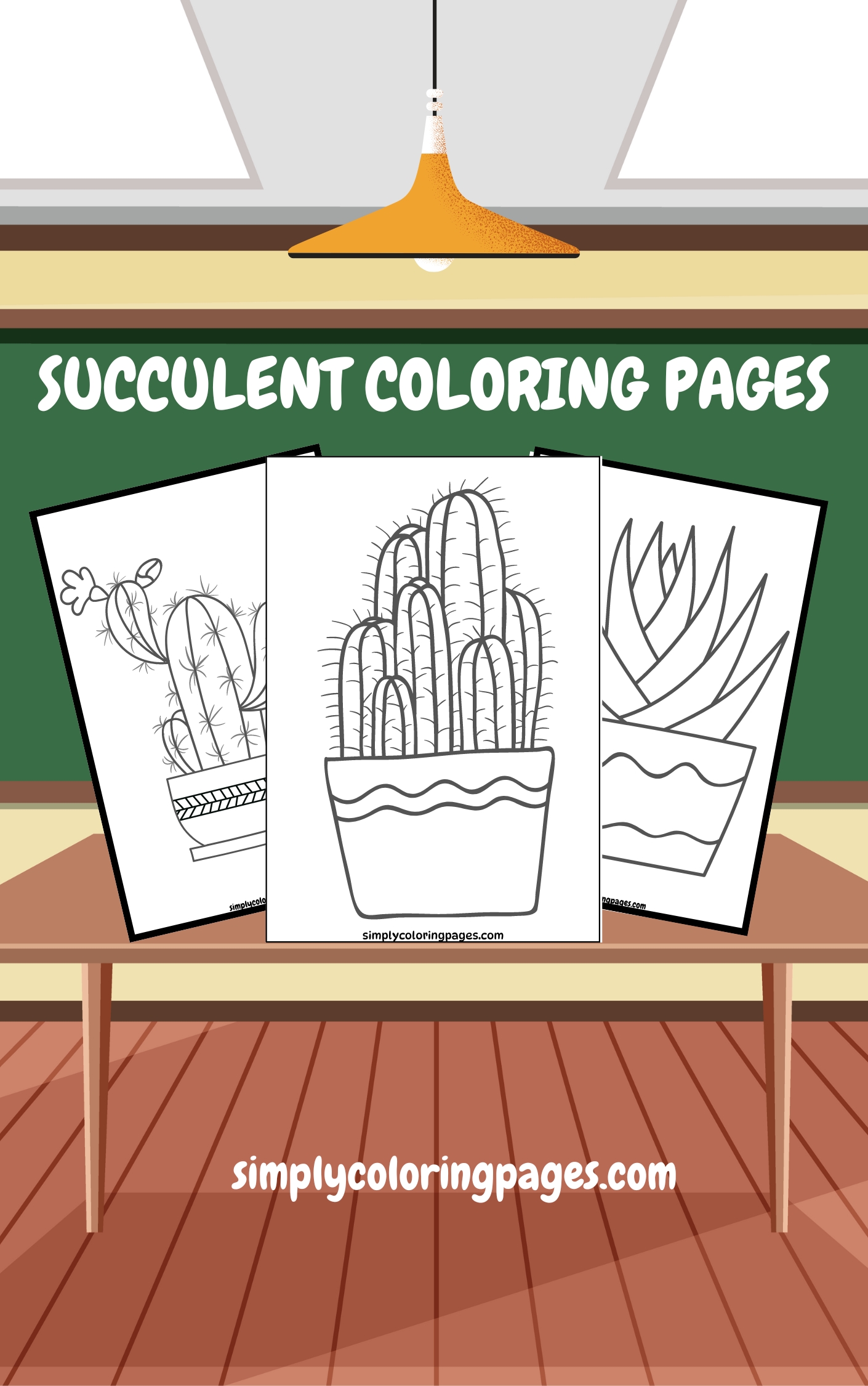 Succulent Coloring Pages Printable