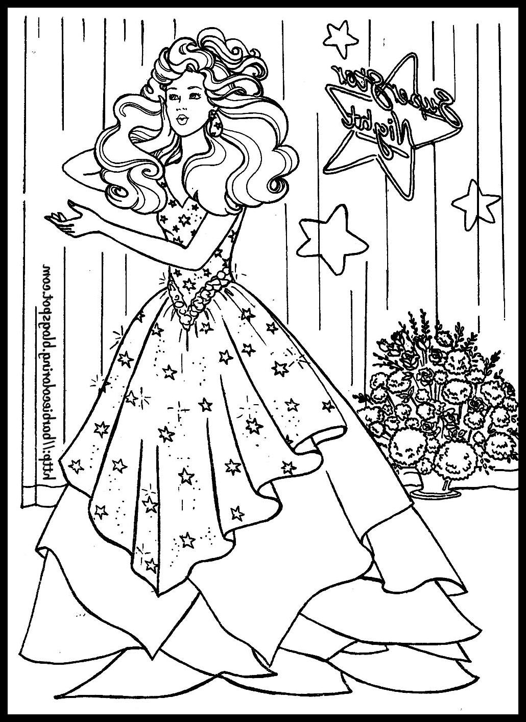 20+ Barbie Coloring Pages