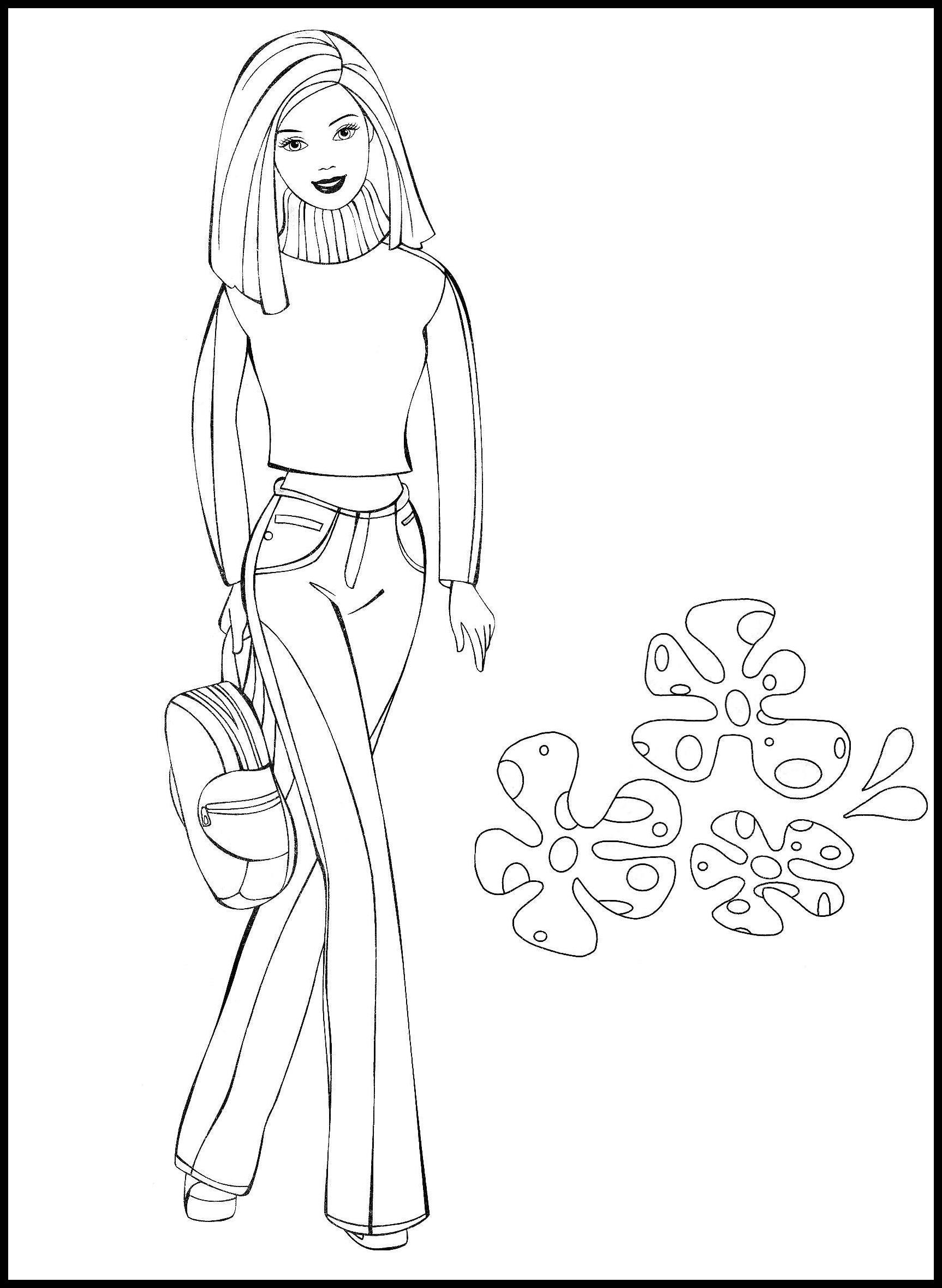 30+ Barbie Coloring Pages