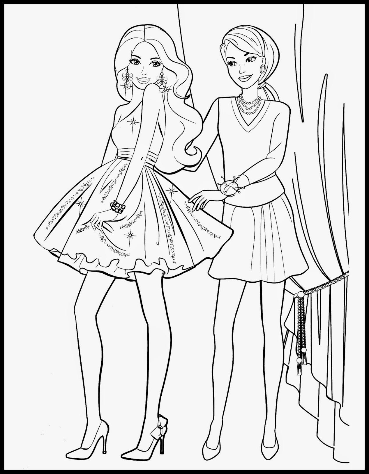 20+ Barbie Coloring Pages