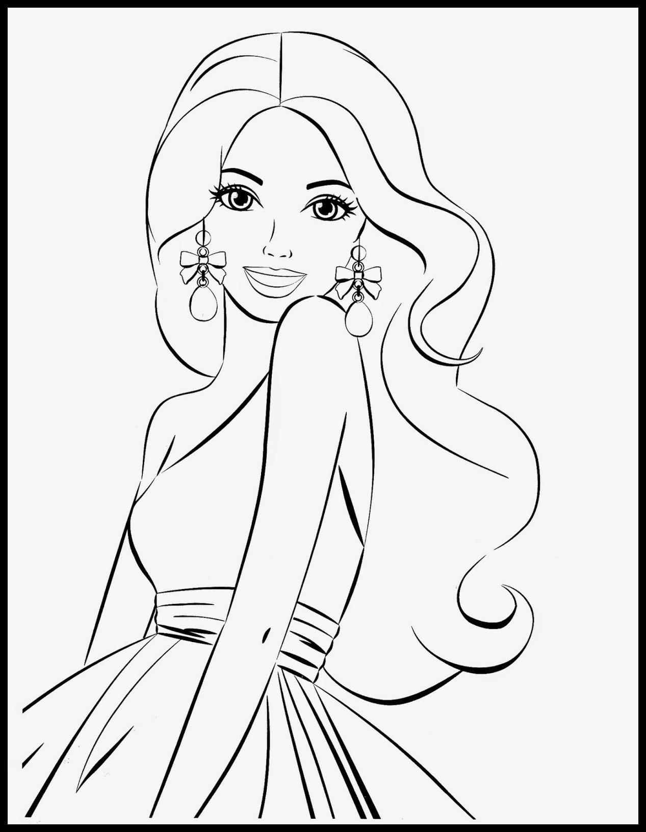 25+ Barbie Coloring Pages